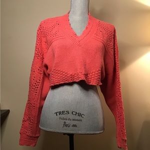 PELICAN COVE CROPPED SWEATER
